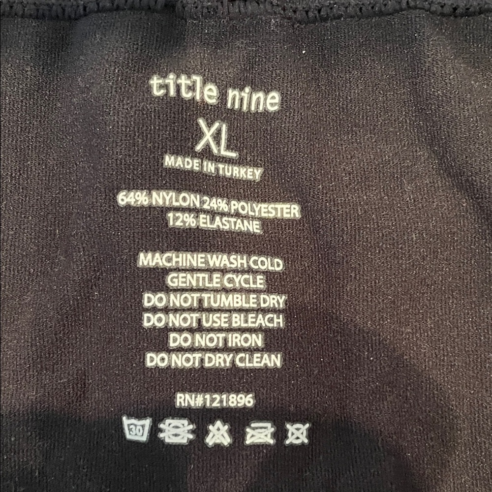 TitleNine women’s seamless Black Leggings - Size XL- NWOT - Picture 4 of 5